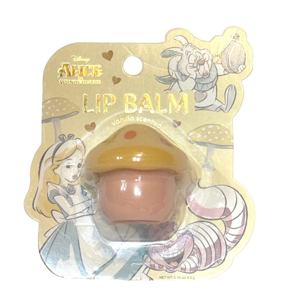 Disney Alice in Wonderland Mushroom Vanilla‎ Lip Balm Sealed